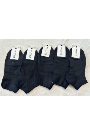 SET SOSETE BARBATI SCURTE, 10 PERECHI, ALB/NEGRU CU PLASA DE RESPIRATIE