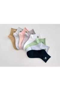 Set Sosete Dama, 10 Perechi,Sosete medicinale fara elastic,model avocado